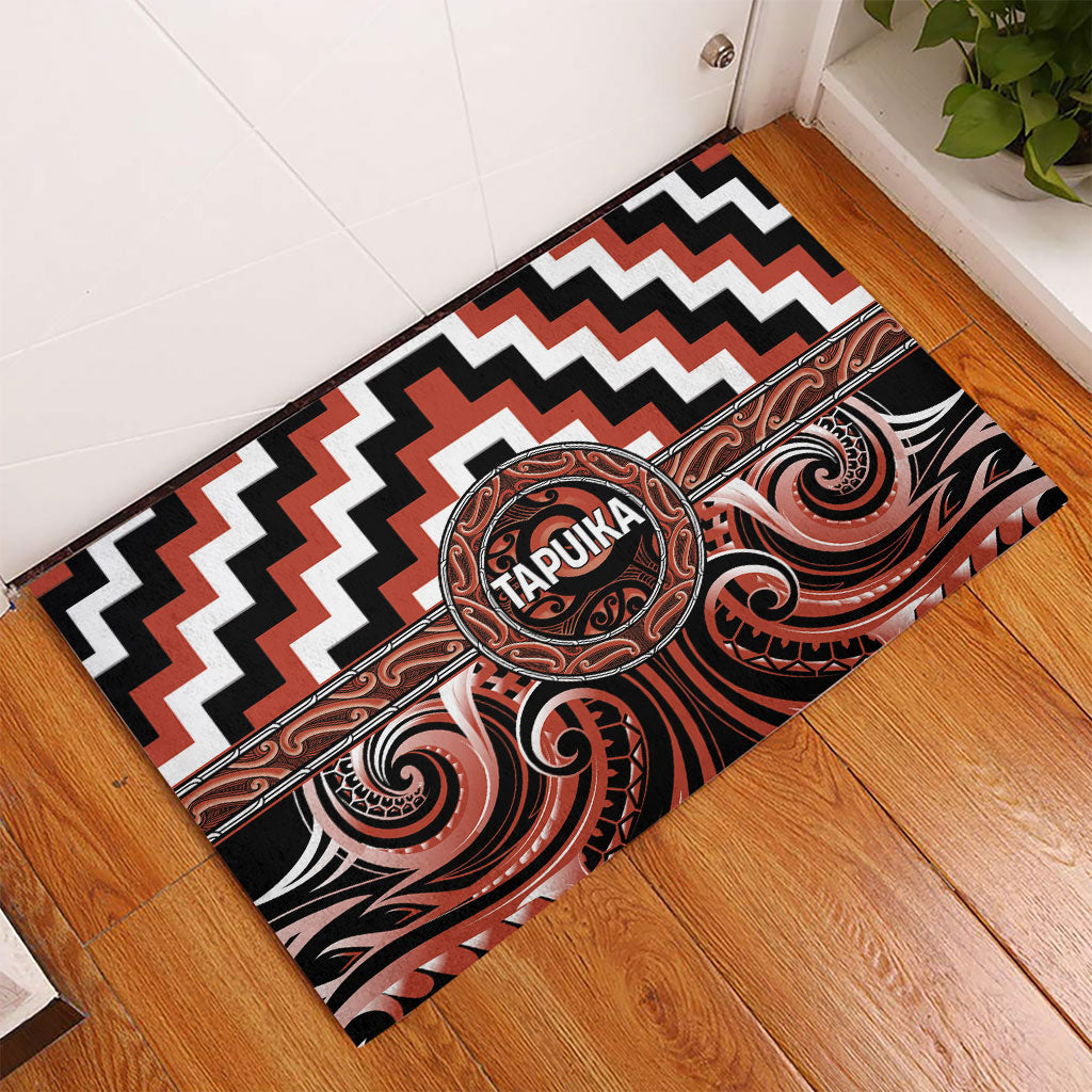 Aotearoa Tapuika Rubber Doormat Maori Iwi Poutama Puhoro Tattoo
