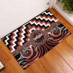 Aotearoa Tapuika Rubber Doormat Maori Iwi Poutama Puhoro Tattoo