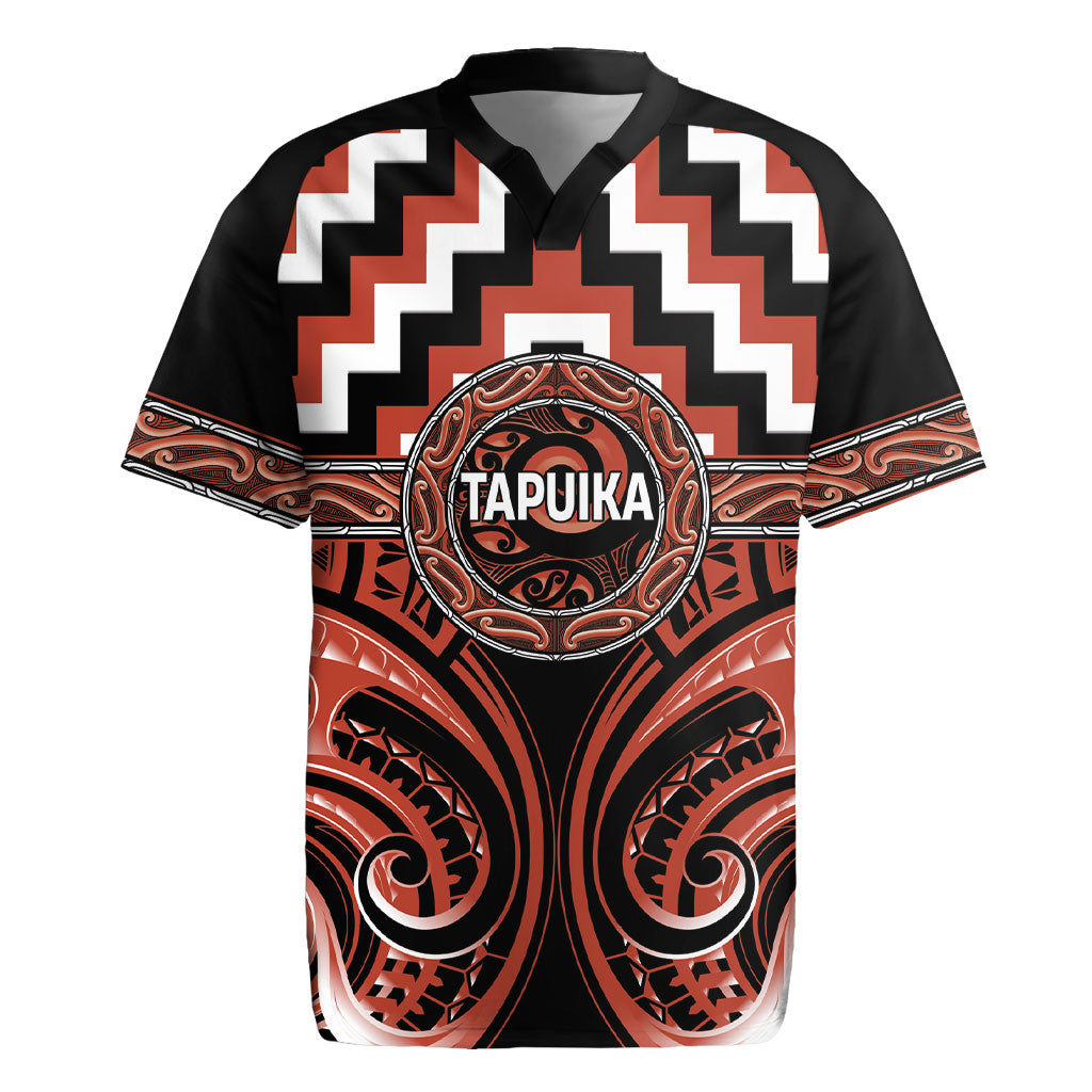 Aotearoa Tapuika Personalised Rugby Jersey Maori Iwi Poutama Puhoro Tattoo