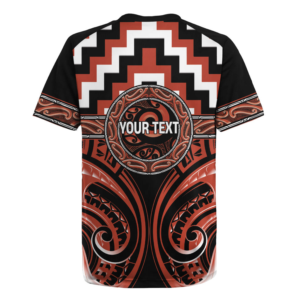 Aotearoa Tapuika Personalised Rugby Jersey Maori Iwi Poutama Puhoro Tattoo
