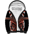 Aotearoa Tapuika Personalised Sherpa Hoodie Maori Iwi Poutama Puhoro Tattoo