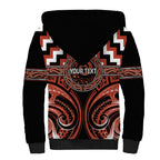 Aotearoa Tapuika Personalised Sherpa Hoodie Maori Iwi Poutama Puhoro Tattoo