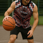 Aotearoa Tapuika Personalised Sleeveless Hoodie Maori Iwi Poutama Puhoro Tattoo