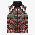 Aotearoa Tapuika Personalised Sleeveless Puffer Jacket Maori Iwi Poutama Puhoro Tattoo