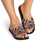 Aotearoa Tapuika Slide Sandals Maori Iwi Poutama Puhoro Tattoo