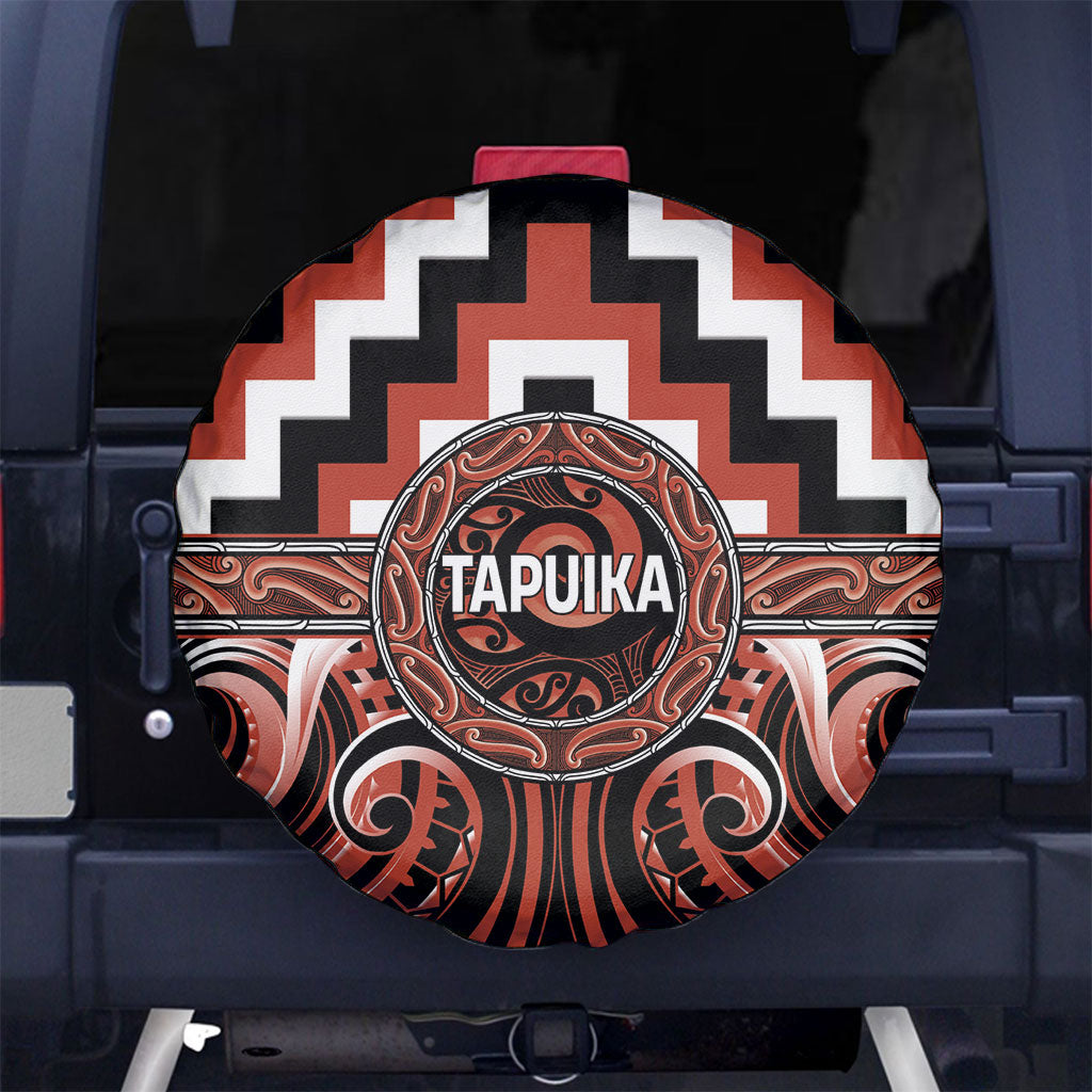 Aotearoa Tapuika Spare Tire Cover Maori Iwi Poutama Puhoro Tattoo