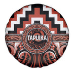Aotearoa Tapuika Spare Tire Cover Maori Iwi Poutama Puhoro Tattoo
