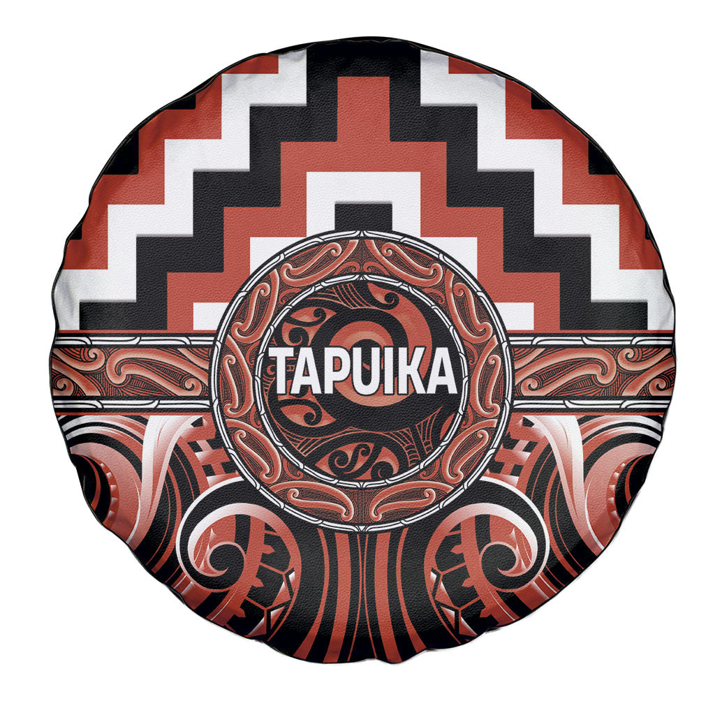 Aotearoa Tapuika Spare Tire Cover Maori Iwi Poutama Puhoro Tattoo