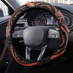Aotearoa Tapuika Steering Wheel Cover Maori Iwi Poutama Puhoro Tattoo