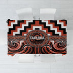 Aotearoa Tapuika Tablecloth Maori Iwi Poutama Puhoro Tattoo
