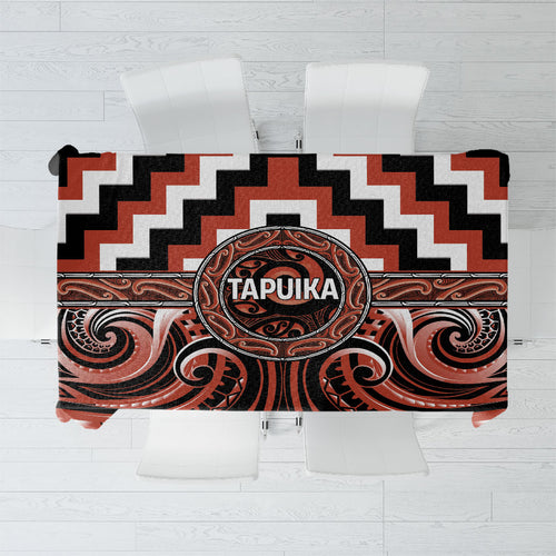 Aotearoa Tapuika Tablecloth Maori Iwi Poutama Puhoro Tattoo
