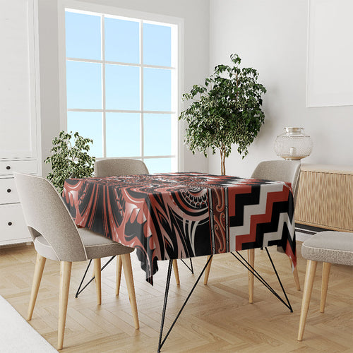Aotearoa Tapuika Tablecloth Maori Iwi Poutama Puhoro Tattoo