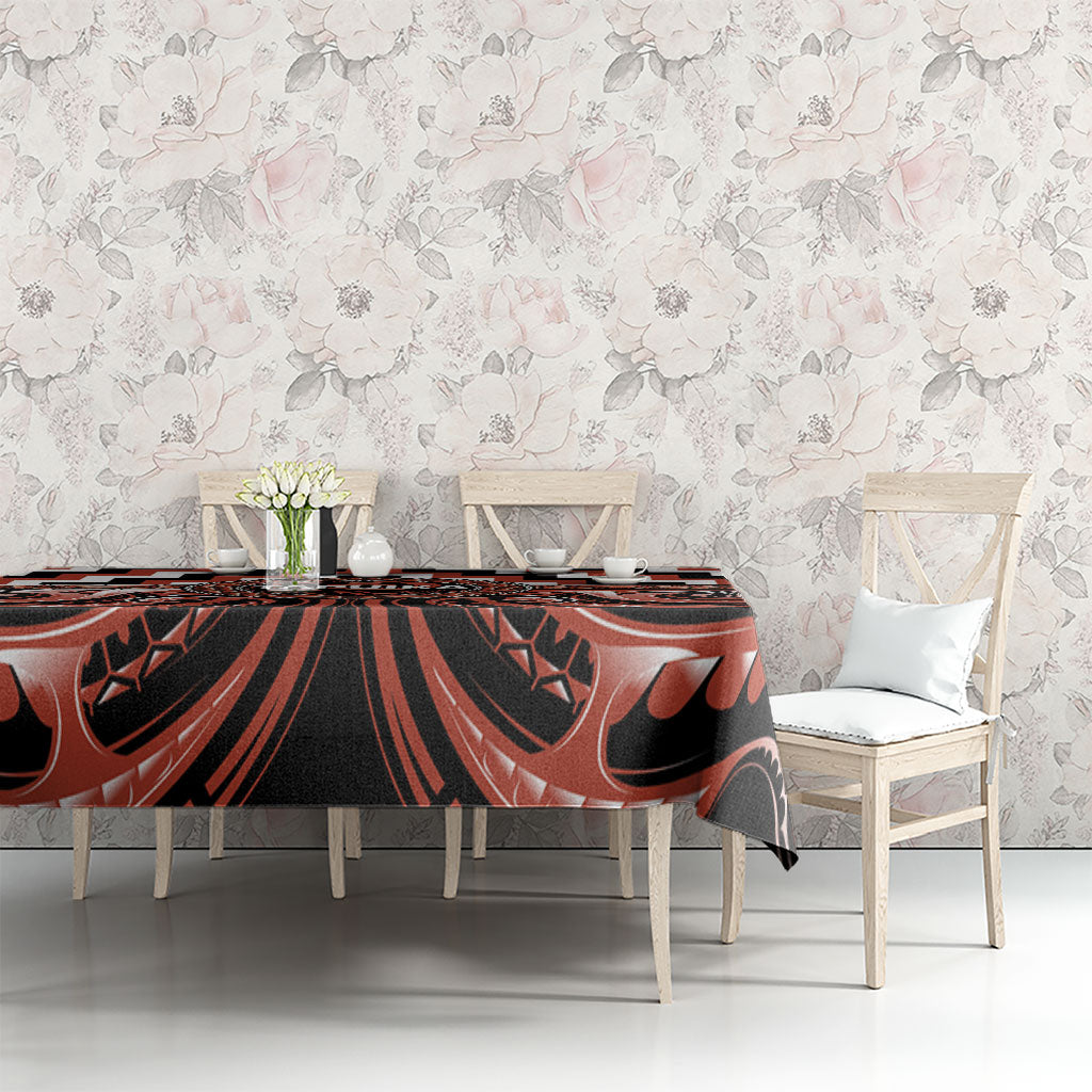 Aotearoa Tapuika Tablecloth Maori Iwi Poutama Puhoro Tattoo