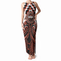 Aotearoa Tapuika Personalised Tank Maxi Dress Maori Iwi Poutama Puhoro Tattoo