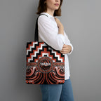 Aotearoa Tapuika Tote Bag Maori Iwi Poutama Puhoro Tattoo