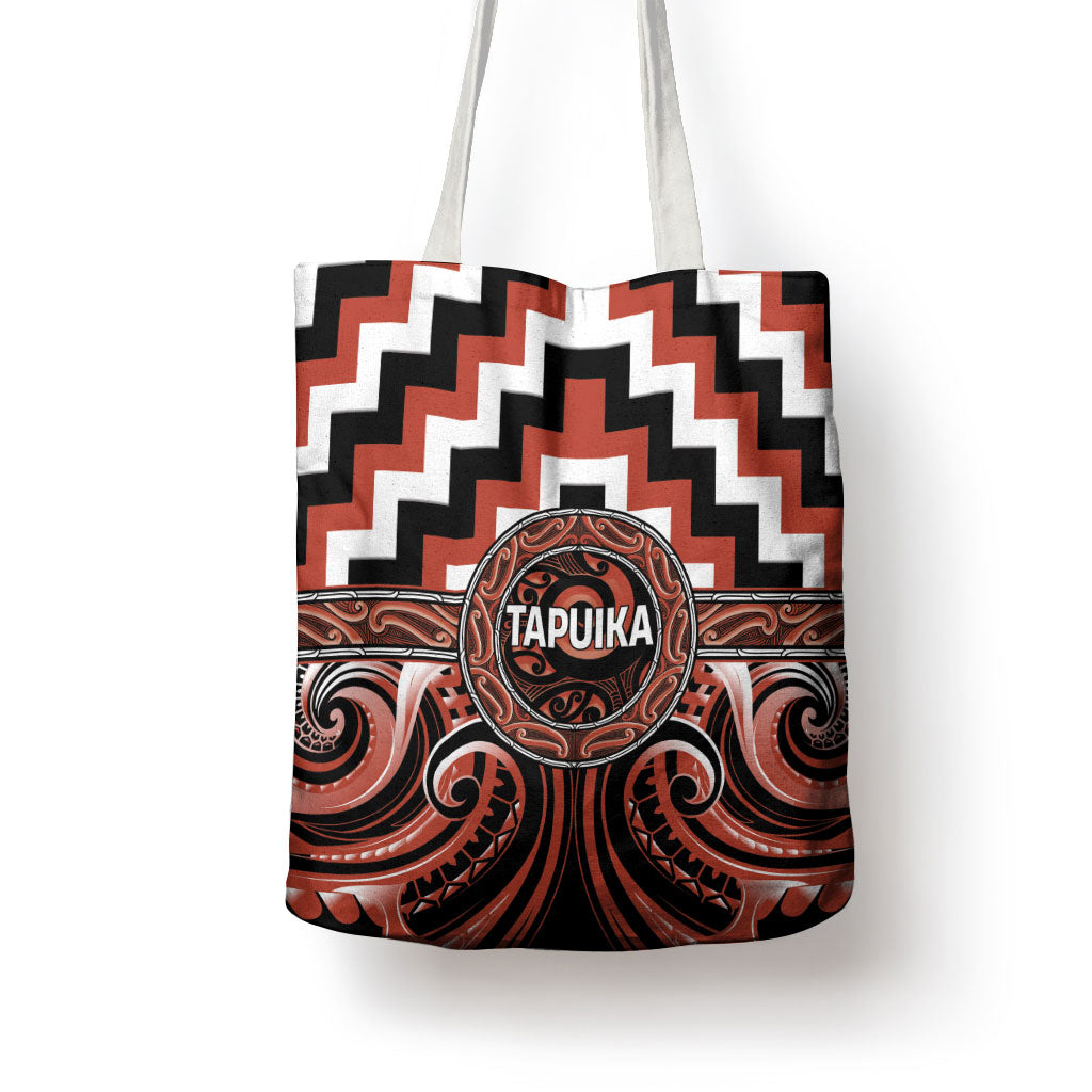 Aotearoa Tapuika Tote Bag Maori Iwi Poutama Puhoro Tattoo