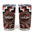 Aotearoa Tapuika Personalised Tumbler Cup Maori Iwi Poutama Puhoro Tattoo