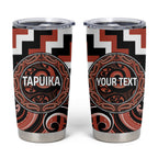 Aotearoa Tapuika Personalised Tumbler Cup Maori Iwi Poutama Puhoro Tattoo
