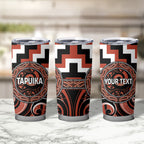 Aotearoa Tapuika Personalised Tumbler Cup Maori Iwi Poutama Puhoro Tattoo