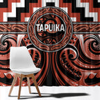 Aotearoa Tapuika Window Curtain Maori Iwi Poutama Puhoro Tattoo