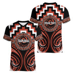 Aotearoa Tapuika Personalised Women V-Neck T-Shirt Maori Iwi Poutama Puhoro Tattoo