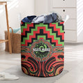 Aotearoa Ngati Maru Laundry Basket Maori Iwi Poutama Puhoro Tattoo