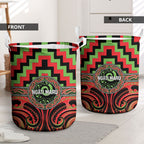 Aotearoa Ngati Maru Laundry Basket Maori Iwi Poutama Puhoro Tattoo