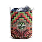 Aotearoa Ngati Maru Laundry Basket Maori Iwi Poutama Puhoro Tattoo