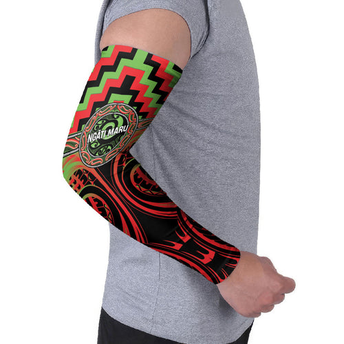 Aotearoa Ngati Maru Personalised Arm Sleeves Maori Iwi Poutama Puhoro Tattoo