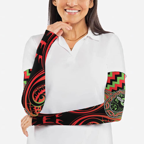Aotearoa Ngati Maru Personalised Arm Sleeves Maori Iwi Poutama Puhoro Tattoo