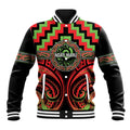 Aotearoa Ngati Maru Personalised Baseball Jacket Maori Iwi Poutama Puhoro Tattoo