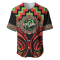 Aotearoa Ngati Maru Personalised Baseball Jersey Maori Iwi Poutama Puhoro Tattoo