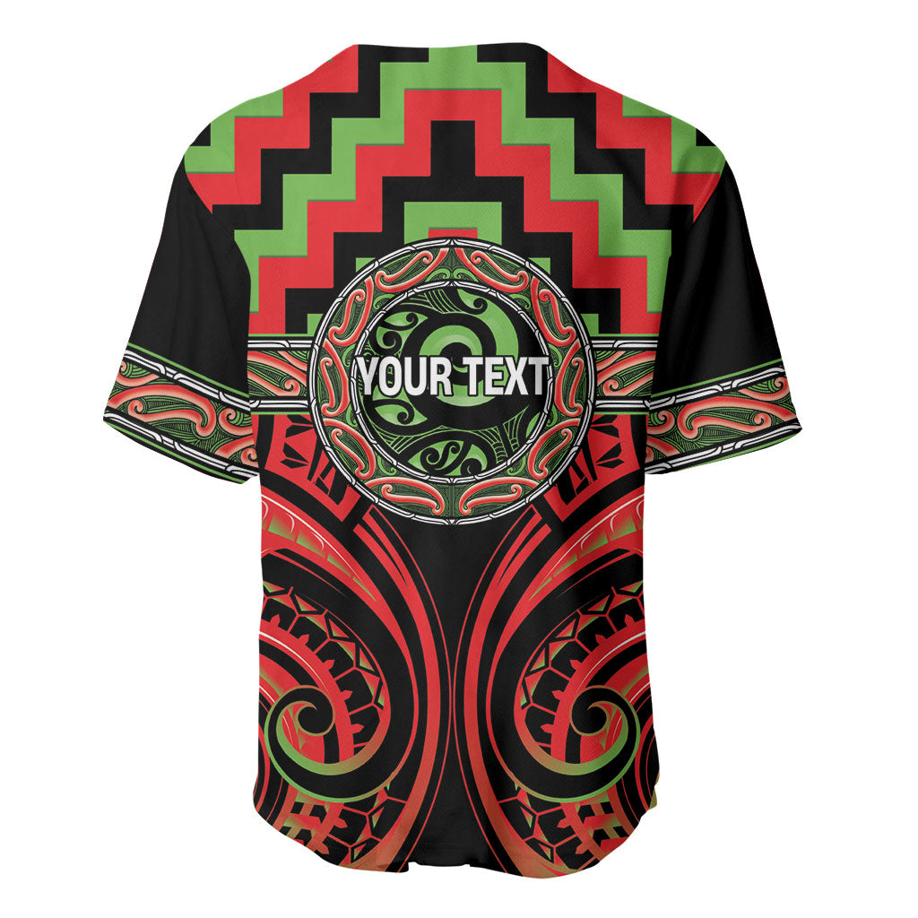 Aotearoa Ngati Maru Personalised Baseball Jersey Maori Iwi Poutama Puhoro Tattoo