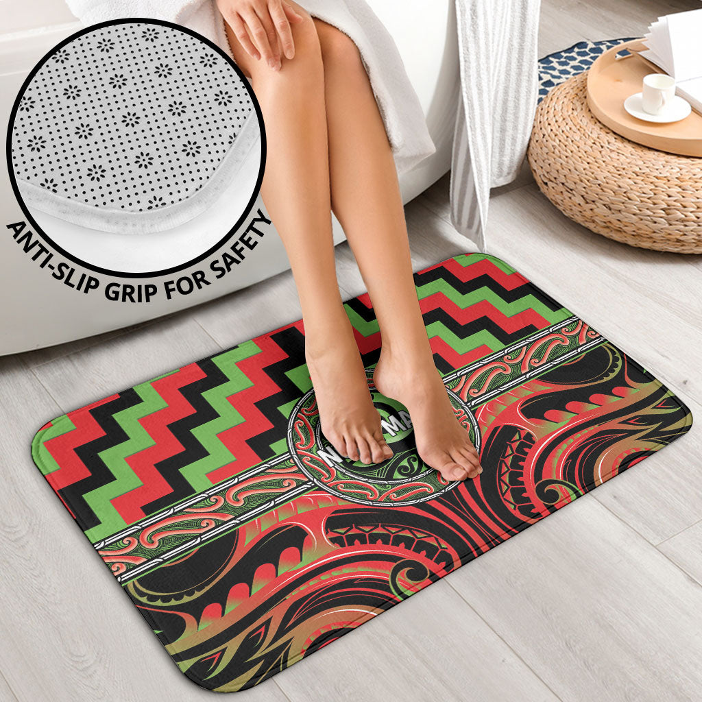 Aotearoa Ngati Maru Bathroom Set Maori Iwi Poutama Puhoro Tattoo