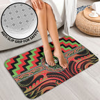 Aotearoa Ngati Maru Bathroom Set Maori Iwi Poutama Puhoro Tattoo
