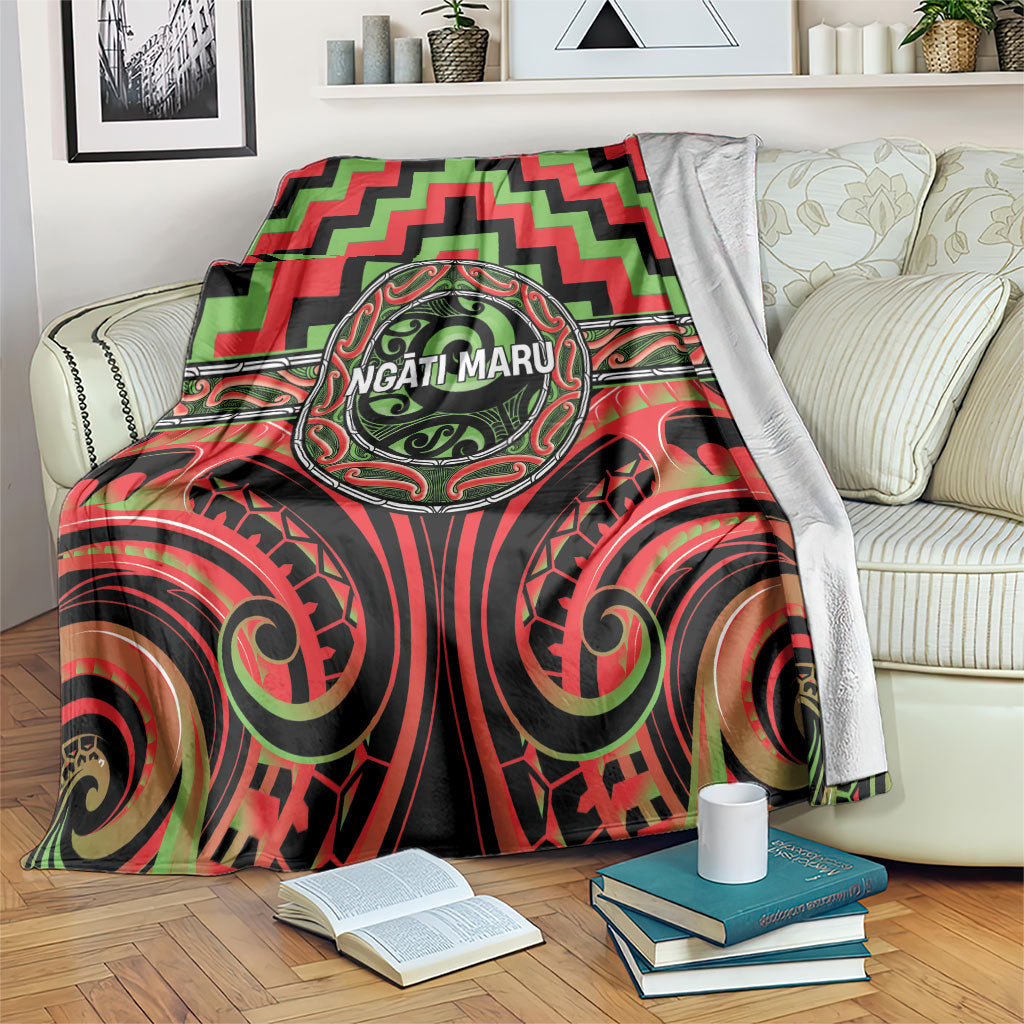 Aotearoa Ngati Maru Blanket Maori Iwi Poutama Puhoro Tattoo