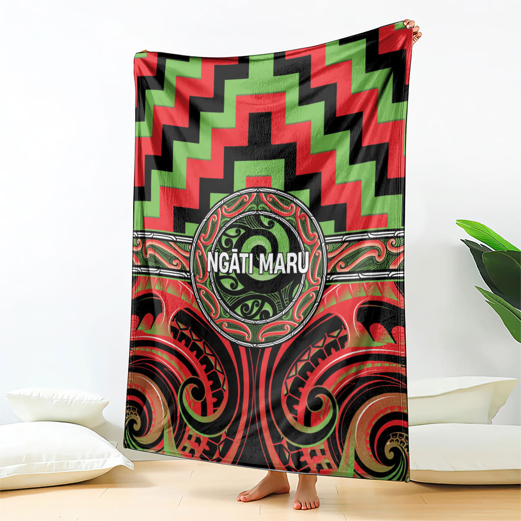 Aotearoa Ngati Maru Blanket Maori Iwi Poutama Puhoro Tattoo