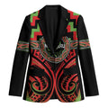 Aotearoa Ngati Maru Personalised Blazer Maori Iwi Poutama Puhoro Tattoo