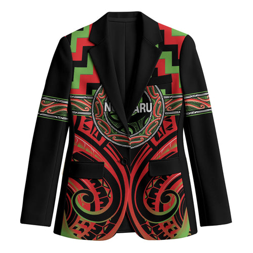 Aotearoa Ngati Maru Personalised Blazer Maori Iwi Poutama Puhoro Tattoo