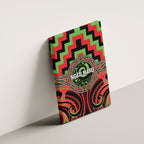 Aotearoa Ngati Maru Canvas Wall Art Maori Iwi Poutama Puhoro Tattoo