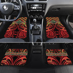 Aotearoa Ngati Maru Personalised Car Mats Maori Iwi Poutama Puhoro Tattoo
