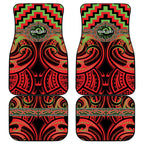 Aotearoa Ngati Maru Personalised Car Mats Maori Iwi Poutama Puhoro Tattoo