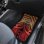 Aotearoa Ngati Maru Personalised Car Mats Maori Iwi Poutama Puhoro Tattoo