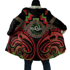 Aotearoa Ngati Maru Personalised Cloak Maori Iwi Poutama Puhoro Tattoo