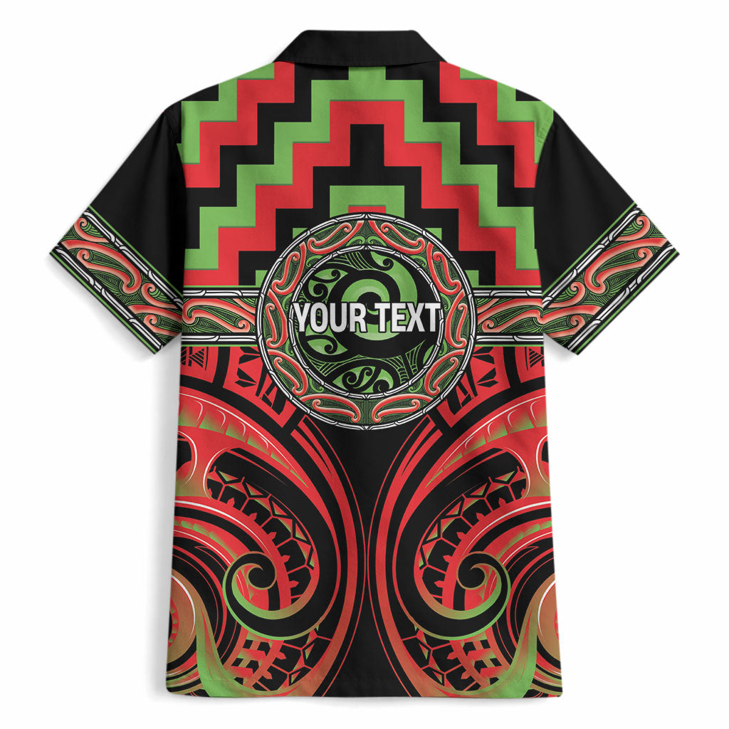 Aotearoa Ngati Maru Personalised Hawaiian Shirt Maori Iwi Poutama Puhoro Tattoo