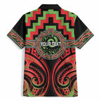 Aotearoa Ngati Maru Personalised Hawaiian Shirt Maori Iwi Poutama Puhoro Tattoo