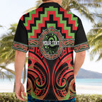 Aotearoa Ngati Maru Personalised Hawaiian Shirt Maori Iwi Poutama Puhoro Tattoo