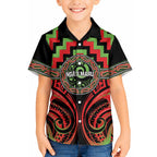 Aotearoa Ngati Maru Personalised Hawaiian Shirt Maori Iwi Poutama Puhoro Tattoo