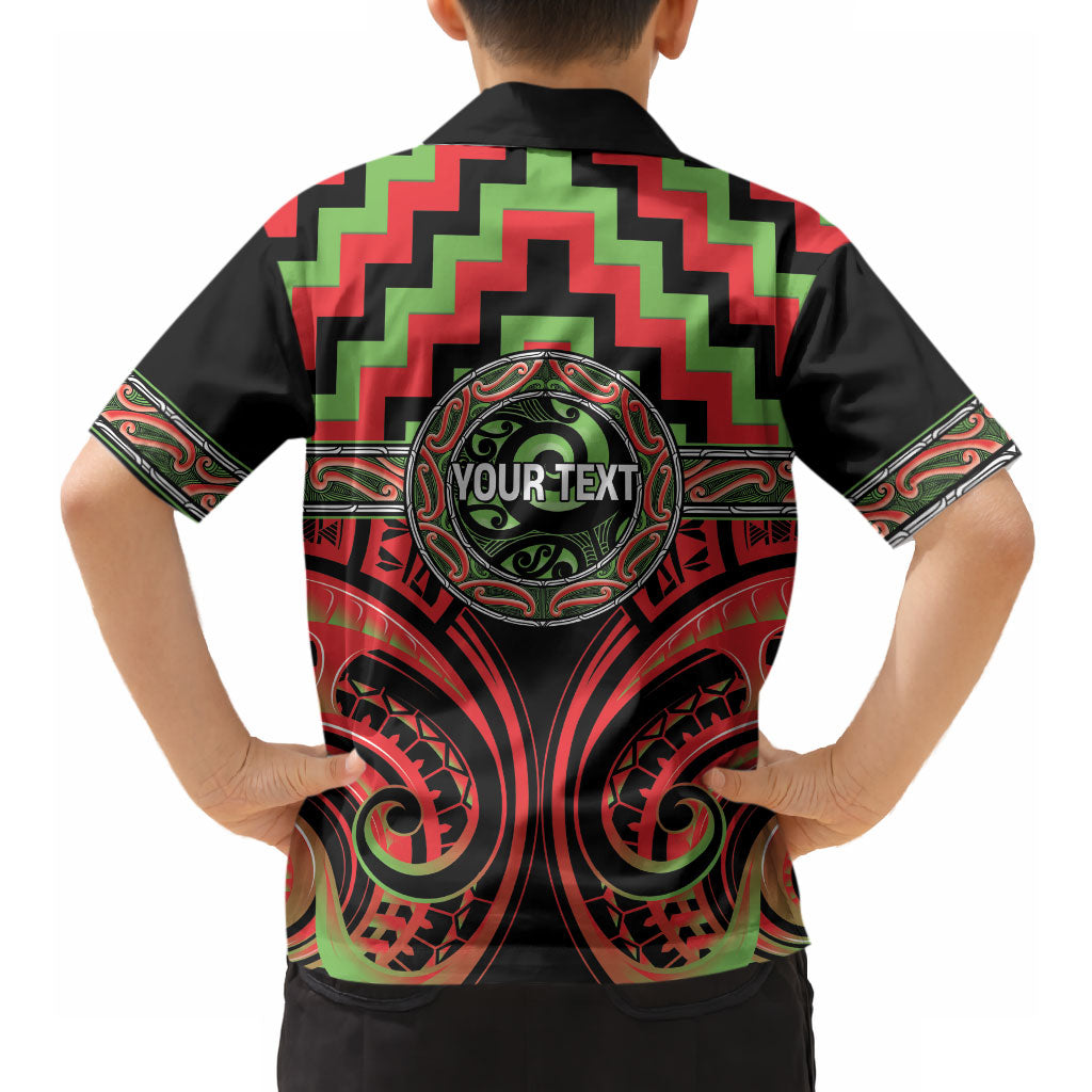 Aotearoa Ngati Maru Personalised Hawaiian Shirt Maori Iwi Poutama Puhoro Tattoo