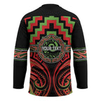 Aotearoa Ngati Maru Personalised Hockey Jersey Maori Iwi Poutama Puhoro Tattoo